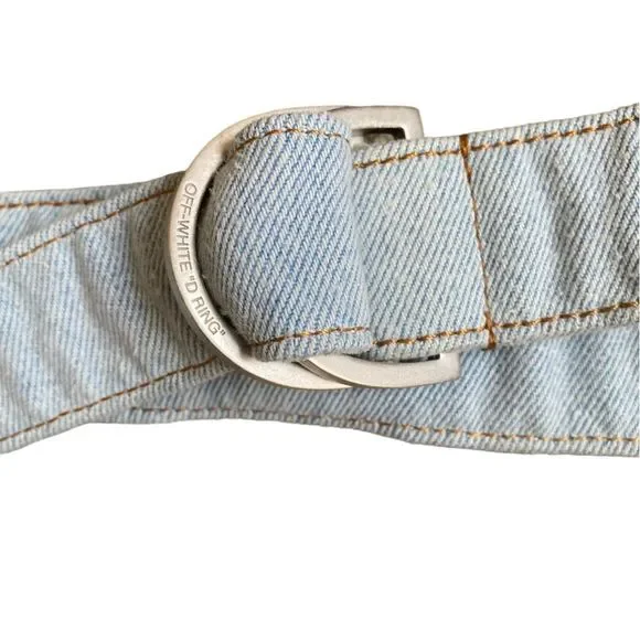 Off-White Denim D-Ring Belt Off-White Denim D-Ring Belt | Mercari main image 3
